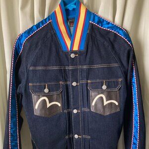 Evisu Men's Medium Denim Jacket